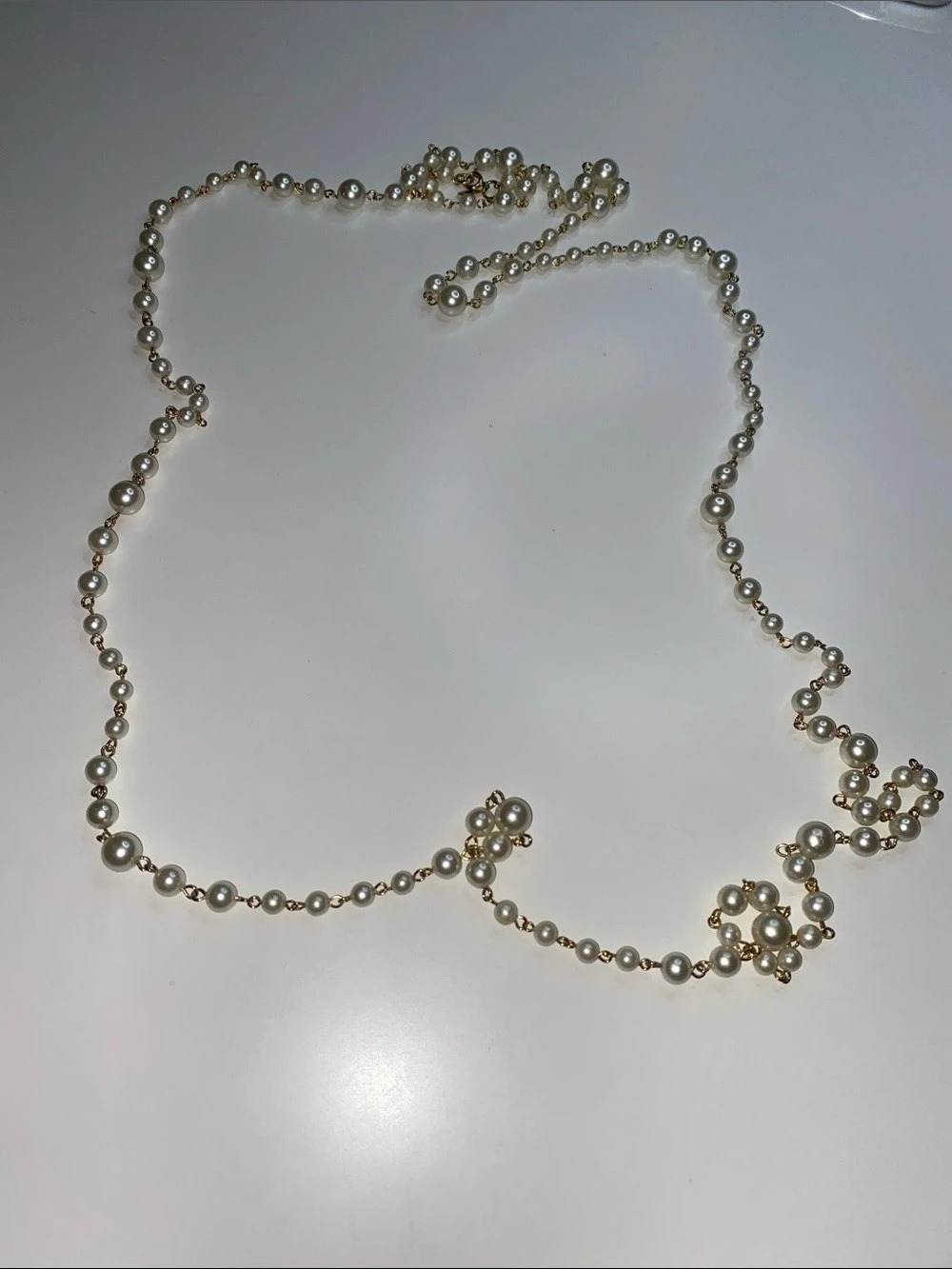 Vintage Pearl Style Beaded Necklace by Park Lane